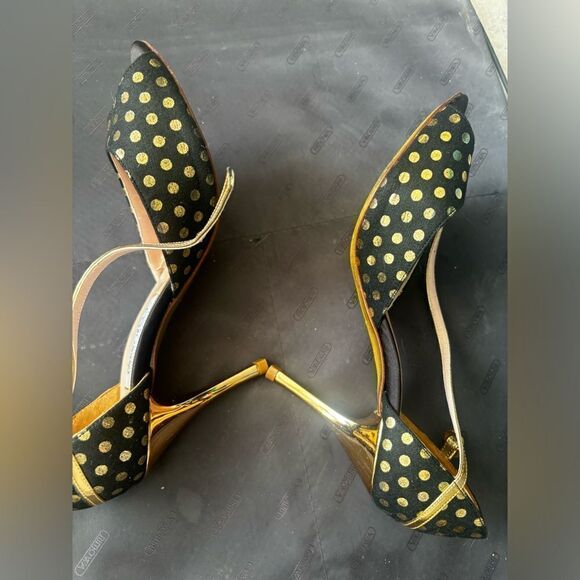 COMME Il FAUT Shoes polka dot y2k sandals rare heels buenos aires open toe - Picture 2 of 9